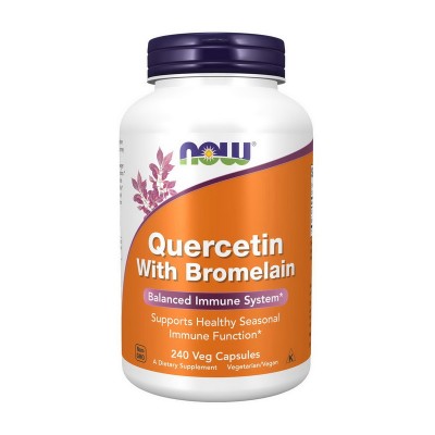 NOW Quercetin With Bromelain (240 veg caps))
