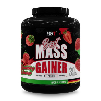 MST Best Mass Gainer (3 kg, strawberry)