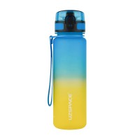 UZSPACE Uzspace Tamish Frosted Waterbottle 3026 (500 ml, blue/yellow)