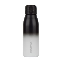 UZSPACE Uzspace Iron Gradient Waterboottle 4203 (600 ml, black/white)