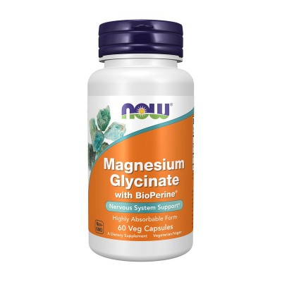 NOW Magnesium Glycinate (60 veg caps)