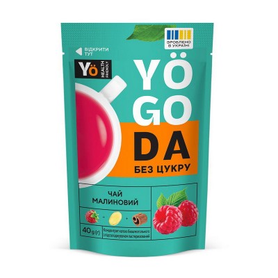 Yogoda Yogoda Tea Sugar Free (40 g, малина)