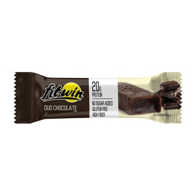 FitWin Fitwin Bar No Sugar Added (60 g, duo chocolate)
