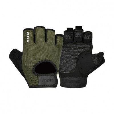 RDX RDX T1 Half Army Gloves Green (S size)
