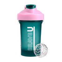 Brave U Shaker With Metal Ball (400 ml, green)