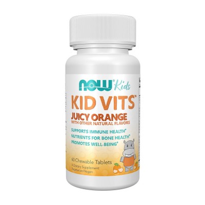 NOW Kid Vits (60 chewables, juicy orange)