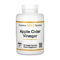 California Gold Nutrition Apple Cider Vinegar (180 veg caps) California Gold Nutrition Apple Cider Vinegar (180 veg caps)