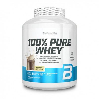 BioTech 100% Pure Whey (2 kg, milk rice)
