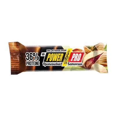 Power Pro 36% (60 g, фiсташкове пралiне) Power Pro 36% (60 g, фiсташкове пралiне)