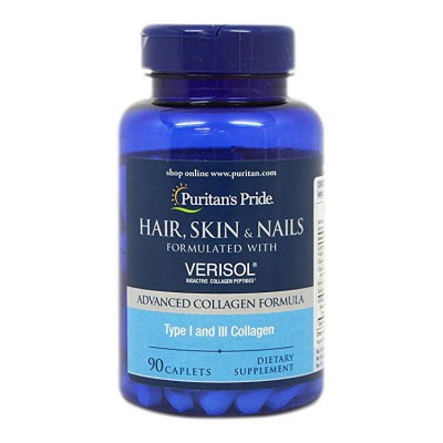 Puritan's Pride Hair, Skin & Nails with VERISOL (90 caplets) Puritan's Pride Hair, Skin & Nails with VERISOL (90 caplets)