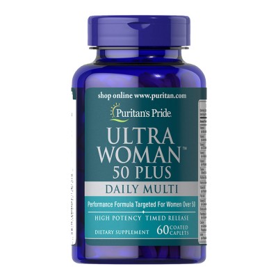 Puritan's Pride Ultra Woman 50 Plus Daily Multi Timed Release (60 caplets)