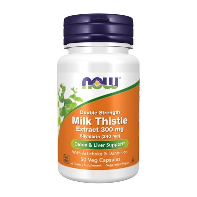NOW Milk Thistle Extract 300 mg (50 veg caps)