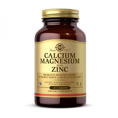 Calcium Magnesium & Zinc (100 tabs)