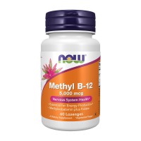 NOW Methyl B-12 5000 mcg (60 Lozenges)