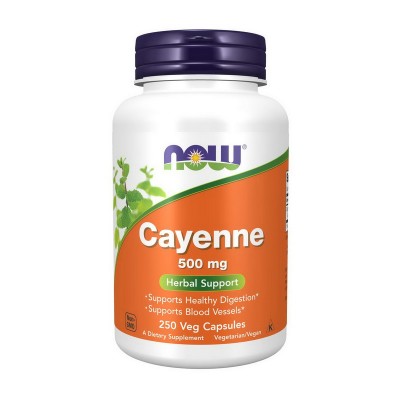 NOW Cayenne 500 mg (250 veg caps)