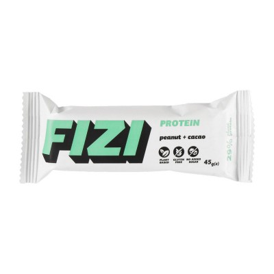 Fizi Protein Bar (45 g, peanut + cacao)