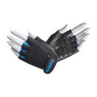 Mad Max Rainbow Workout Gloves Black/Turquoise MFG-251 (XS size)