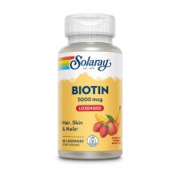 Solaray Biotin 5,000 mcg (60 lozenges)