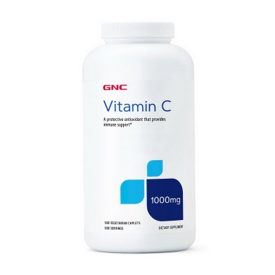 GNC Vitamin C 1000 mg (500 veg caplets)