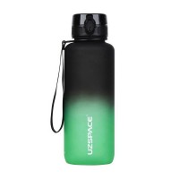 UZSPACE Uzspace Frosted Gradient Waterbottle 3056 (1,5 L, black/green)
