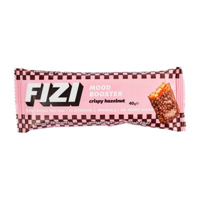Fizi Mood Booster Bar (40 g, crispy hazelnut) Fizi Mood Booster Bar (40 g, crispy hazelnut)