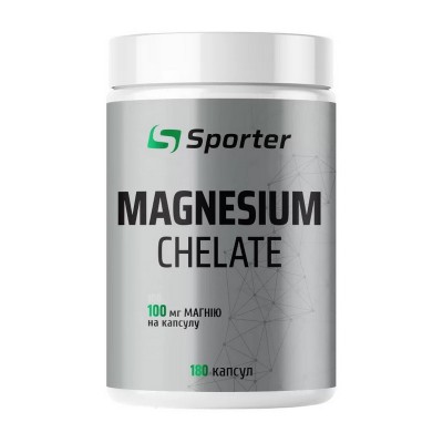 Sporter Magnesium Chelate 100 mg (180 caps)