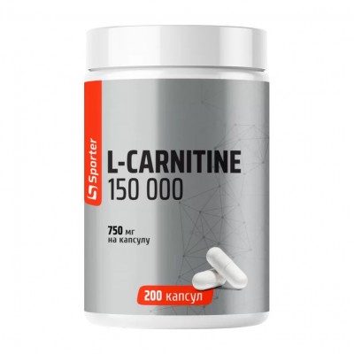 Sporter L-Carnitine 150000 750 mg (200 caps)