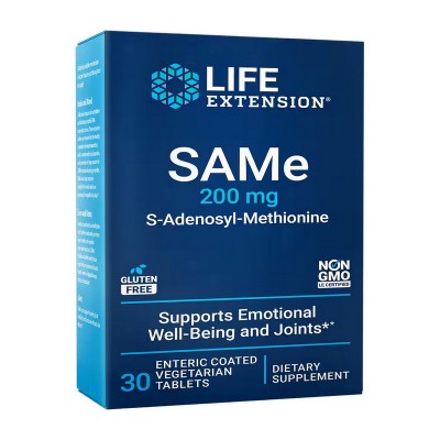 Life Extension SAMe 200 mg (30 veg tab) Life Extension SAMe 200 mg (30 veg tab)