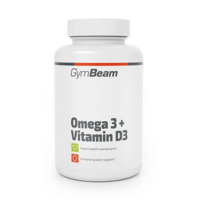 GymBeam Omega 3 + Vitamin D3 (90 sgels) GymBeam Omega 3 + Vitamin D3 (90 sgels)