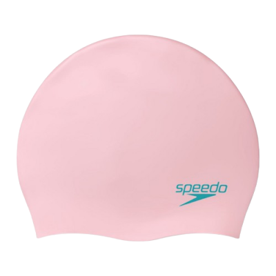 Шапка для плавання Speedo PLAIN MOUD SILC CAP JU рожевий, синій Діт OSFM (8-7099014571)