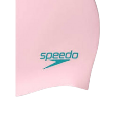 Шапка для плавання Speedo PLAIN MOUD SILC CAP JU рожевий, синій Діт OSFM (8-7099014571)