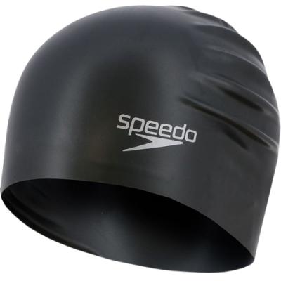 Шапка для плавання Speedo LONG HAIR CAP AU чорний Уні OSFM (8-061680001)