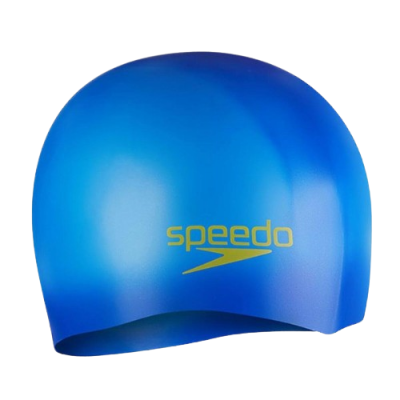 Шапка для плавання Speedo PLAIN MOUD SILC CAP JU синій Діт OSFM (8-7099015965)