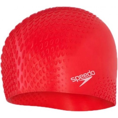 Шапка для плавання Speedo BUBBLE ACTIVE + CAP AU червоний Уні OSFM (8-139546446)