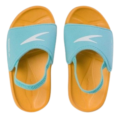 Шльопанці Speedo LEARN TO SWIM SLIDE IU блакитний, помаранчевий дит 21,5 (8-11299D719)