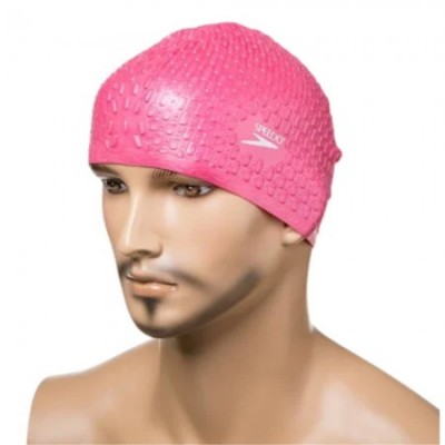 Шапка для плавання Speedo BUBBLE CAP AU рожевий Уні OSFM (8-70929D669-1)