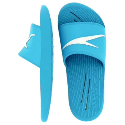 Шльопанці Speedo SLIDES ONE PIECE JU блакитний, білий дит 29,5 (8-12231D611)