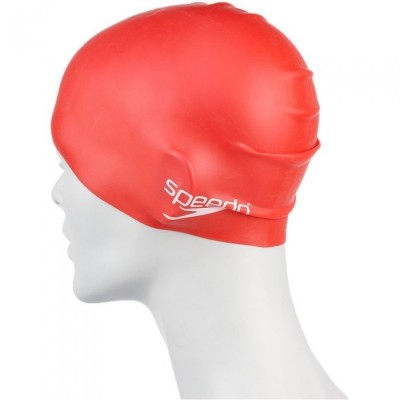 Шапка для плавання Speedo MOULDED SILC CAP JU червоний дит OSFM (8-709900004)