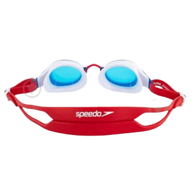 Окуляри для плавання Speedo HYDROPULSE GOG JU червоний, блакитний дит OSFM (8-126723083)