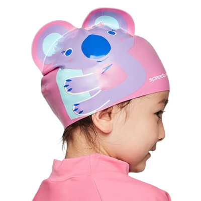 Шапка для плавання Speedo KOALA PRT CHARACTER CAP IU рожевий, пурпурний дит OSFM (8-12240D681)