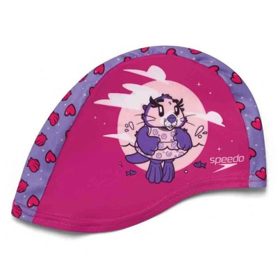 Шапка для плавання Speedo PRINTED POLYESTER CAP IU рожевий, фіолетовий Діт OSFM (8-1224114676)