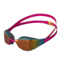 Окуляри для плавання Speedo FASTSKIN HYPER ELITE MIR червоний, блакитний Уні OSFM (8-12818H215)