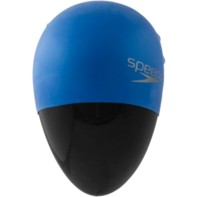 Шапочка для плавания синя Speedo Plain Moulded Silicone Cap (8-709842610)