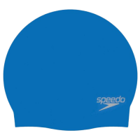 Шапочка для плавания синя Speedo Plain Moulded Silicone Cap (8-709842610)