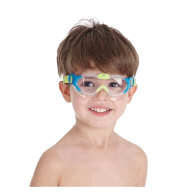 Окуляри для плавання Speedo SEA SQUAD MASK JU синій, зелений дит OSFM (8-087638029)