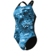 Купальник Arena BLUE FLOWERS SWIMSUIT V BACK (009027-850) розмір 42