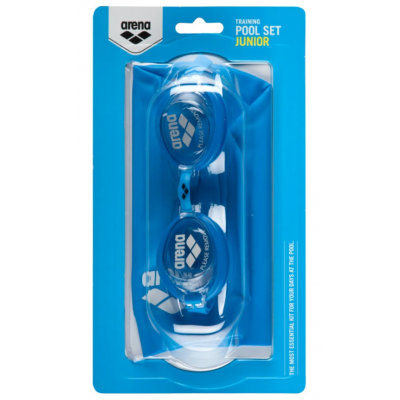 Дитячий комплект для плавання (окуляри+шапочка) Arena POOL JR SET (92423-070)