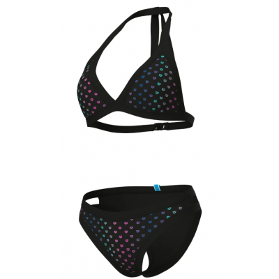 Жіночий купальник Arena RAINBOW MONOGRAM BIKINI TRIANG (007079-515) розмір XS