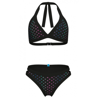 Жіночий купальник Arena RAINBOW MONOGRAM BIKINI TRIANG (007079-515) розмір XS