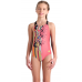 Детский купальник для плавания Arena PALETTE SWIMSUIT SWIM PRO BACK (007918-350) размер 6